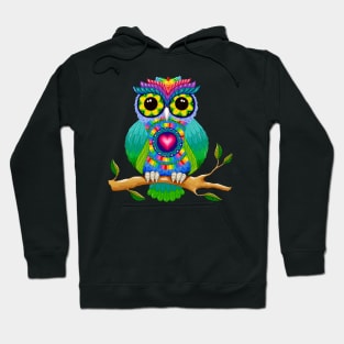 The Owl With The Sunflower Eyes Hoodie